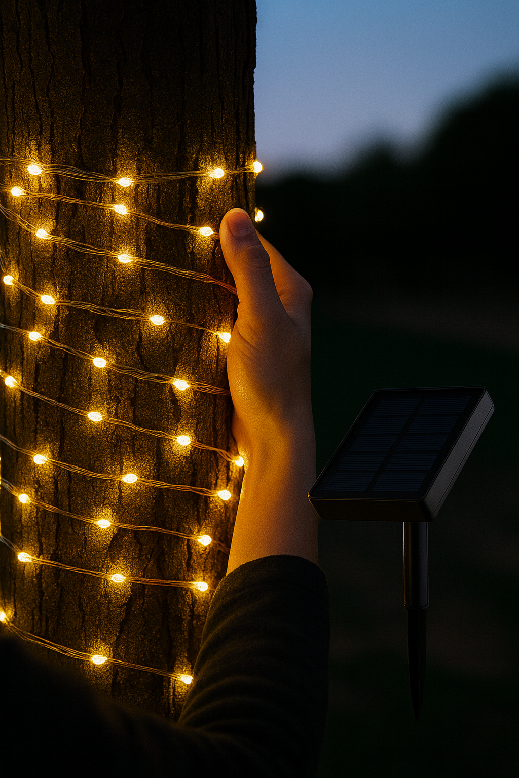 Guirnaldas Solares LED para Jardines