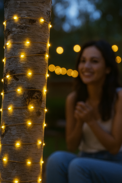 Guirnaldas Solares LED para Jardines